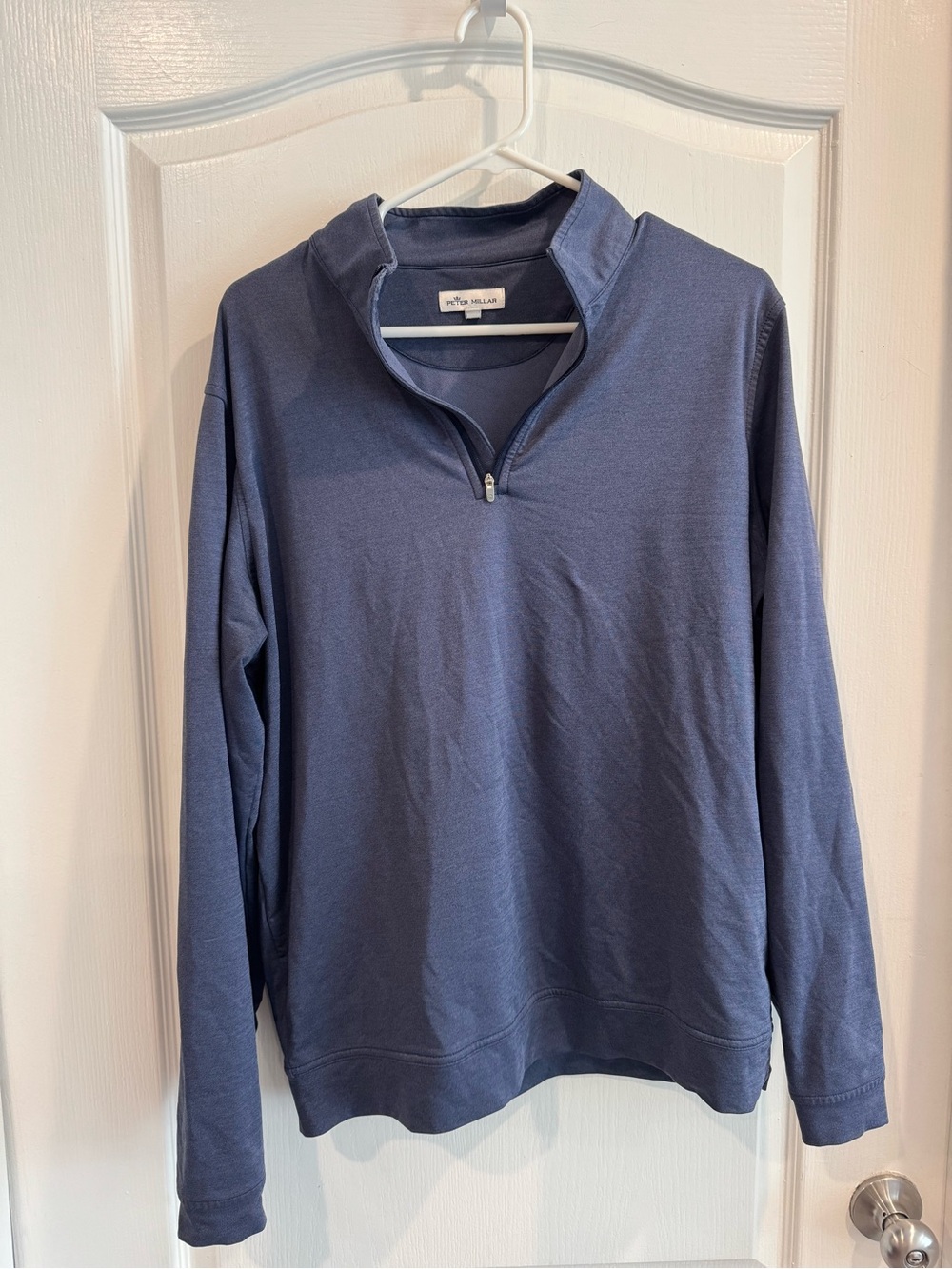 Peter Millar Men's Zip-Up Pullover - Navy Blue